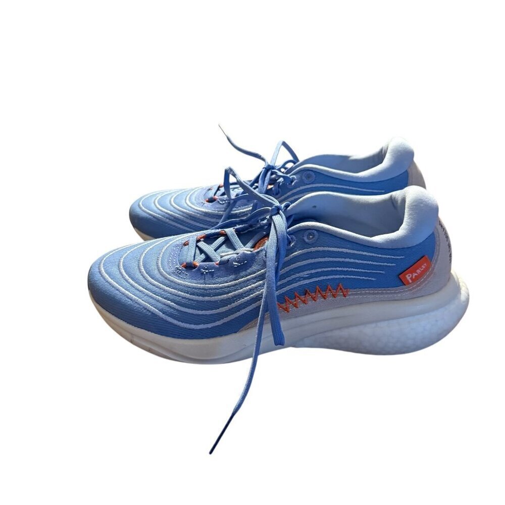 Adidas Supernova 2.0 Parley Blue Running Shoes - womens Size 8 Lightweight - Picture 3 of 7